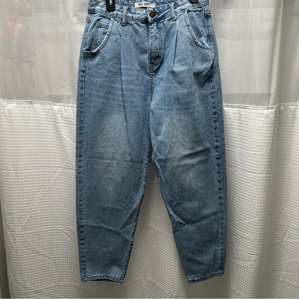 Blue Savvy women’s wide leg jeans 7/28